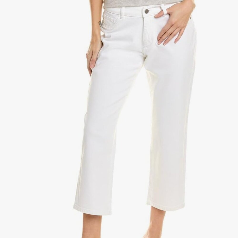 GUC DL1961 Riley Boyfriend White Jean - Size 28